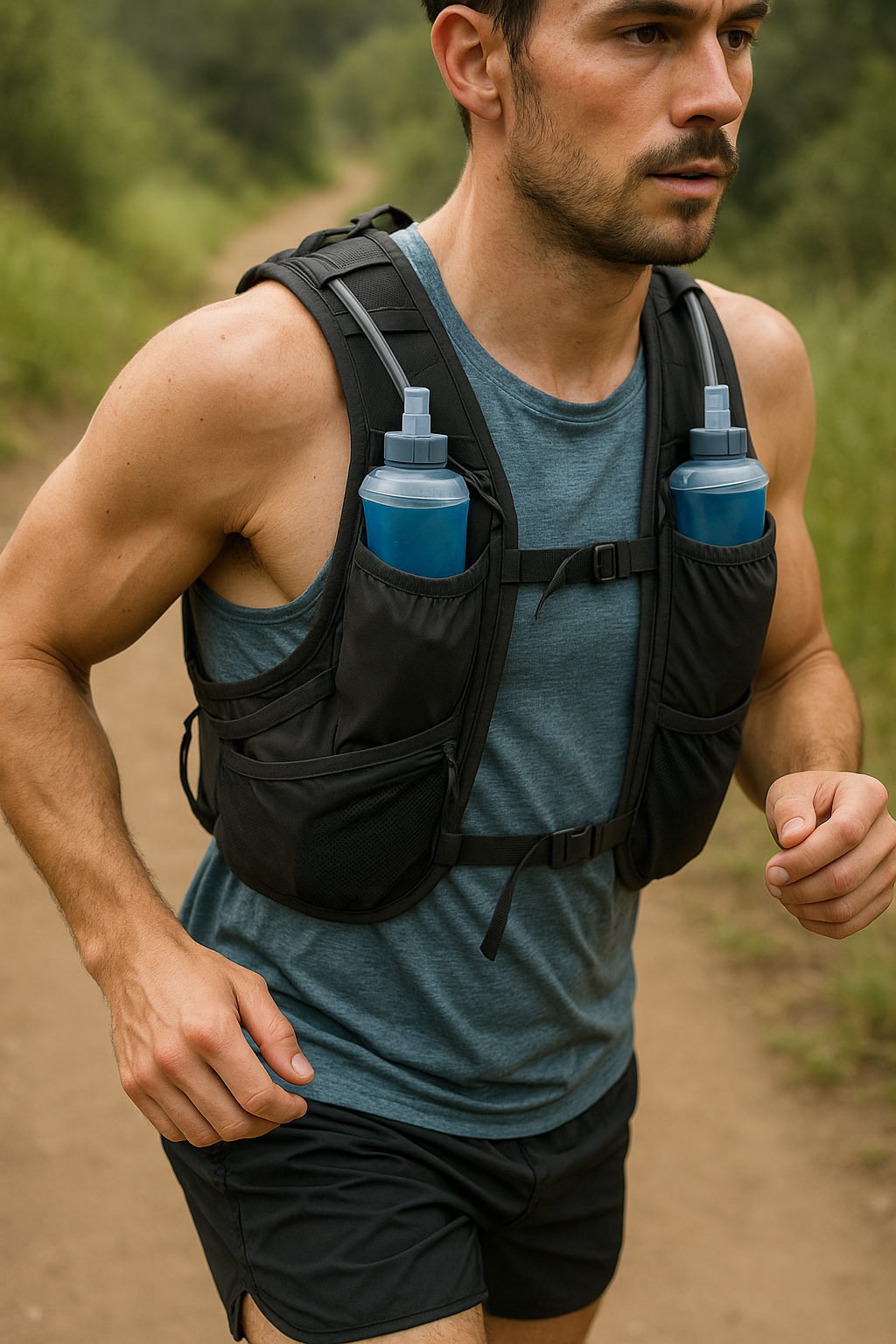 Stay Hydrated and Run Longer with the Perfect Vest - Illustration