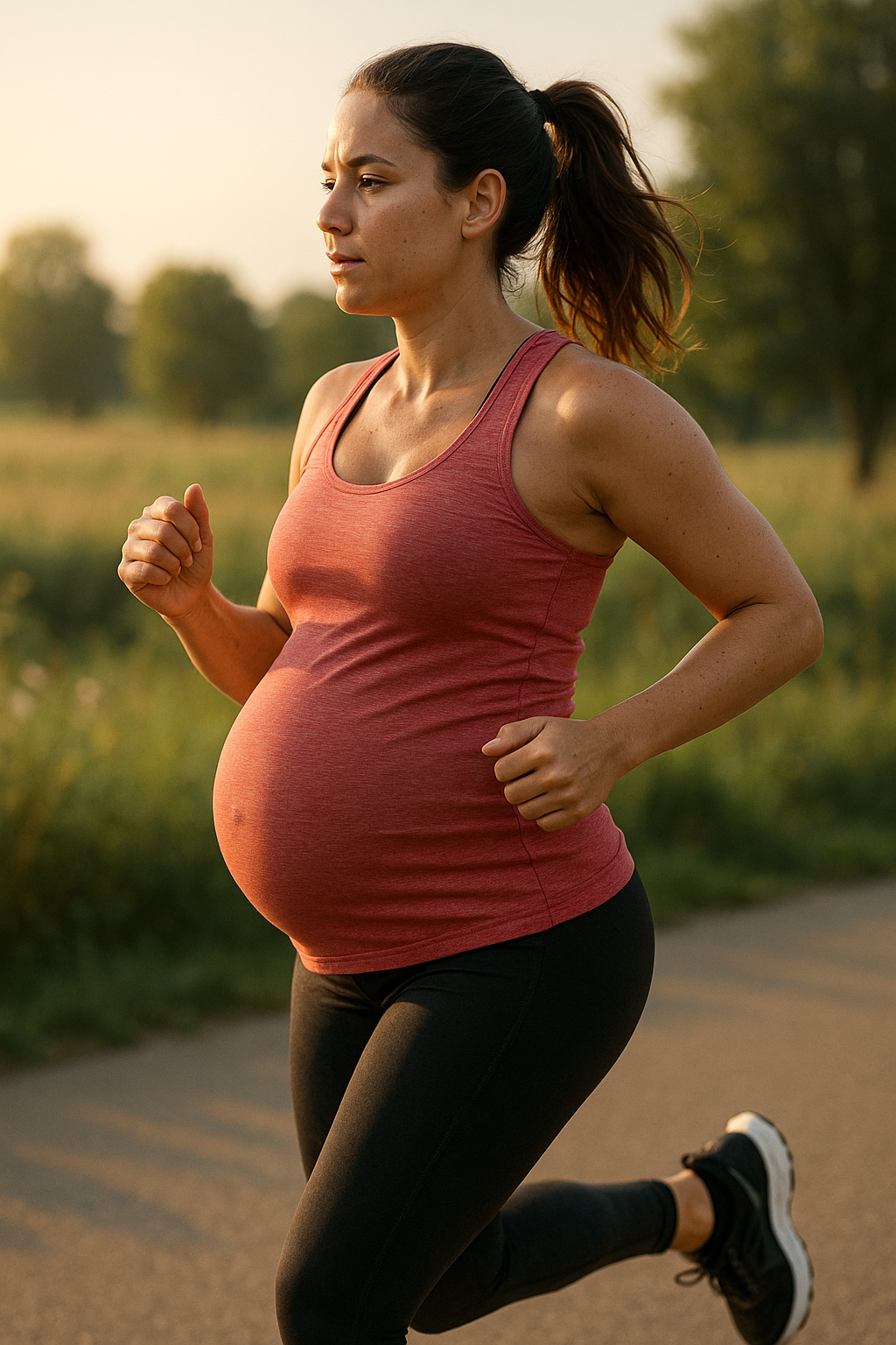 Running Through Pregnancy: Embrace the Journey Safely and Confidently - Illustration