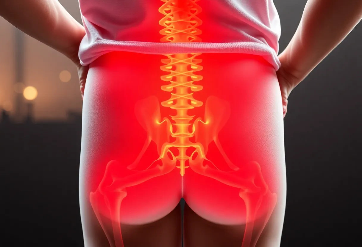 Unlocking Relief: Say Goodbye to Buttock and Lower Back Pain - Illustration