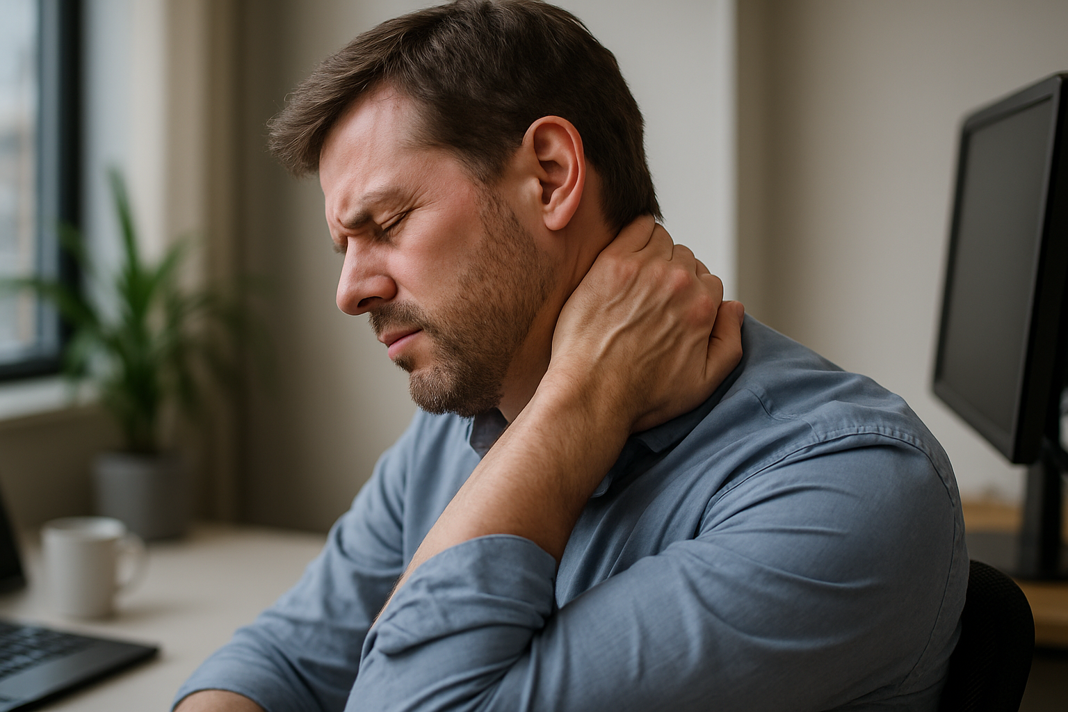 Discover the Secret to Easing Neck Tension Effortlessly - Illustration