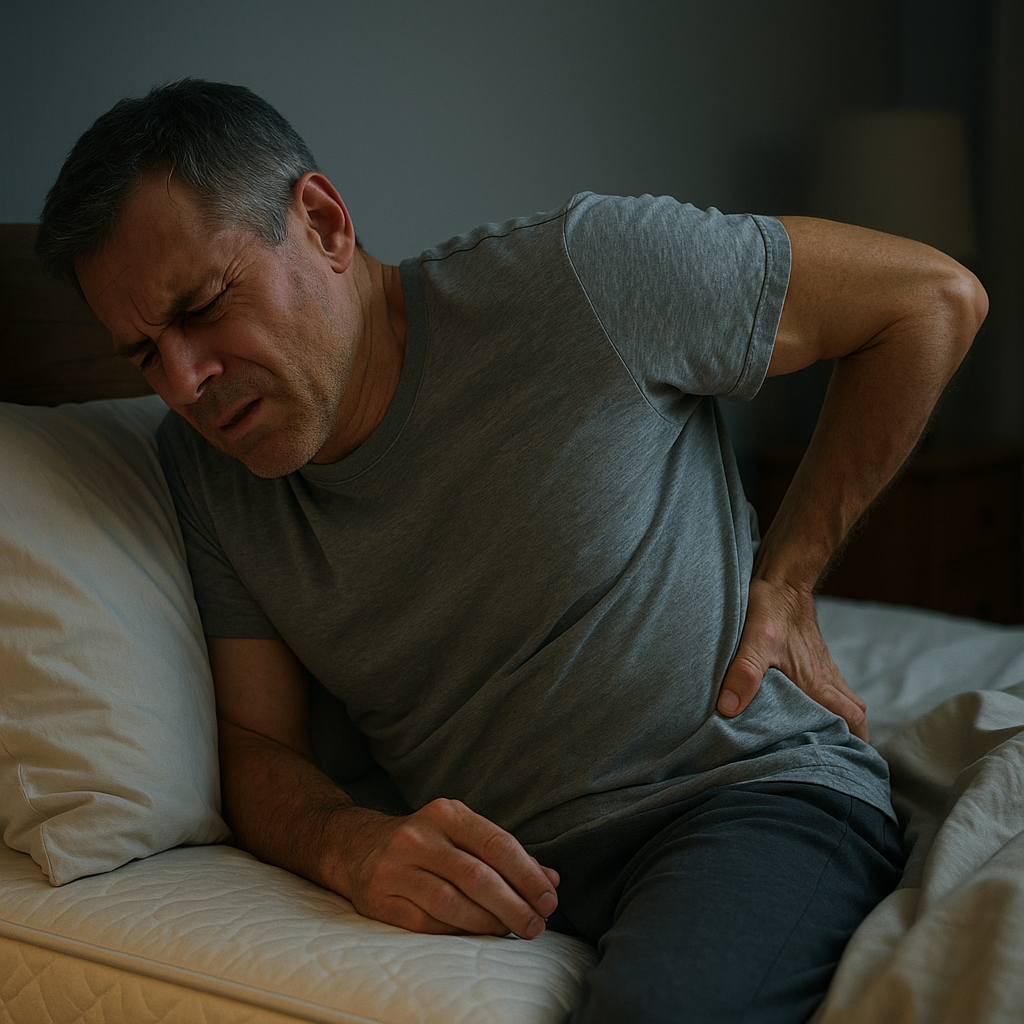 Conquer Nighttime Back Pain: Discover the Secret to Restful Sleep - Illustration