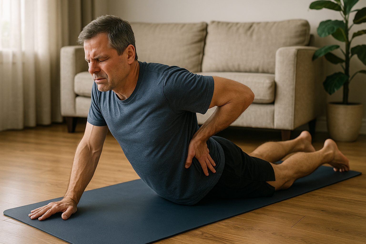 Unlock Sciatica Relief with McKenzie Exercises: A Path to Pain-Free Living - Illustration