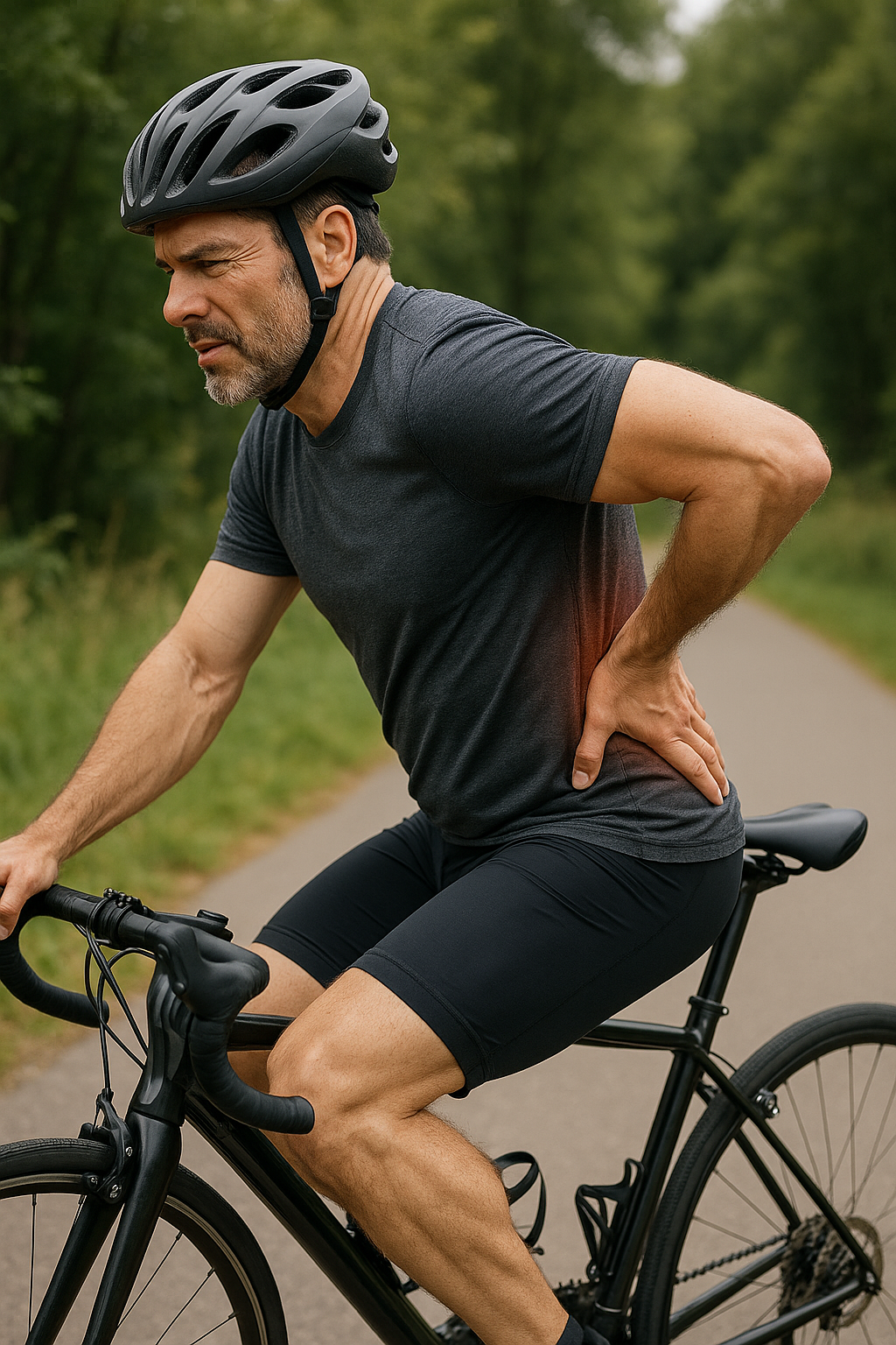 Pedal Your Way to a Healthier Back: The Surprising Benefits of Cycling - Illustration