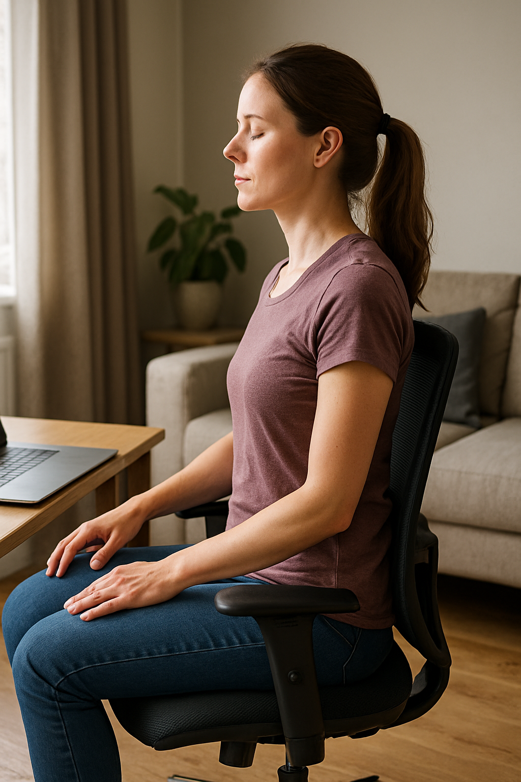 Transform your health with better body posture - Illustration
