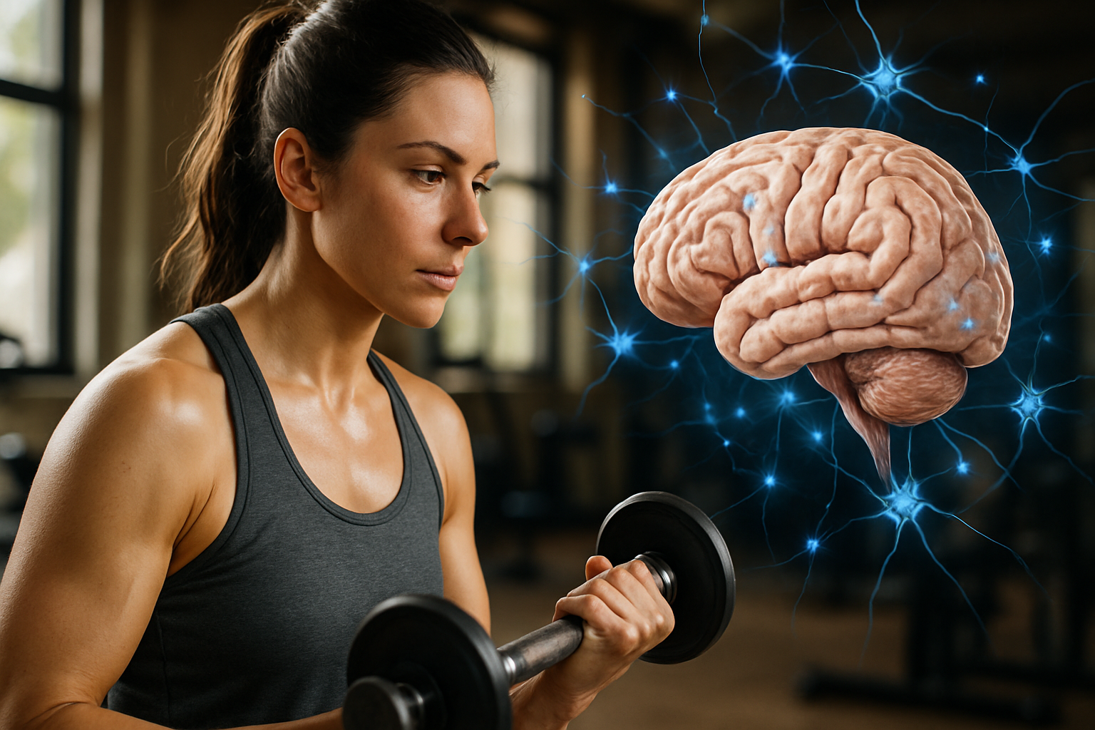 Unlock the Brain-Boosting Magic of Exercise - Illustration