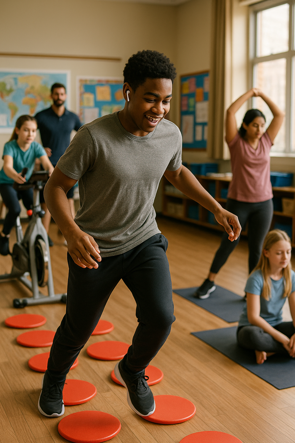 Revolutionizing the School Day: How Exercise Transforms Learning - Illustration