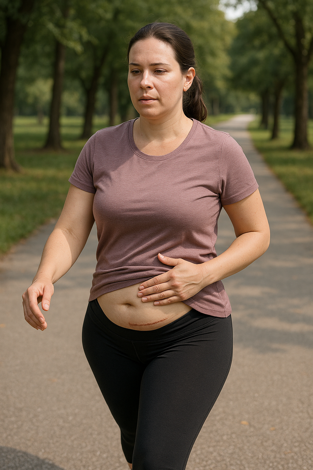 Rediscover Your Strength: Safe Exercise Tips After a C-Section - Illustration