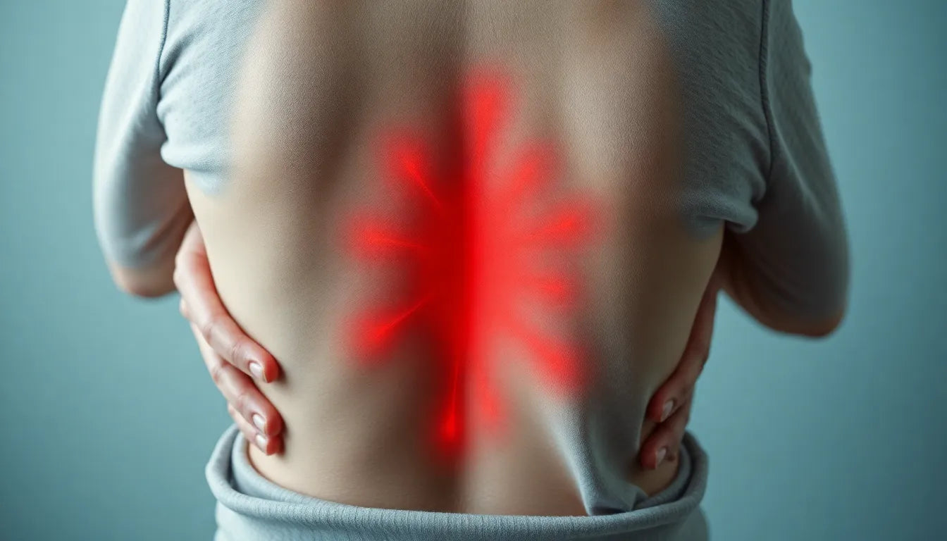 Smerter i lænden ved ægløsning - Illustration