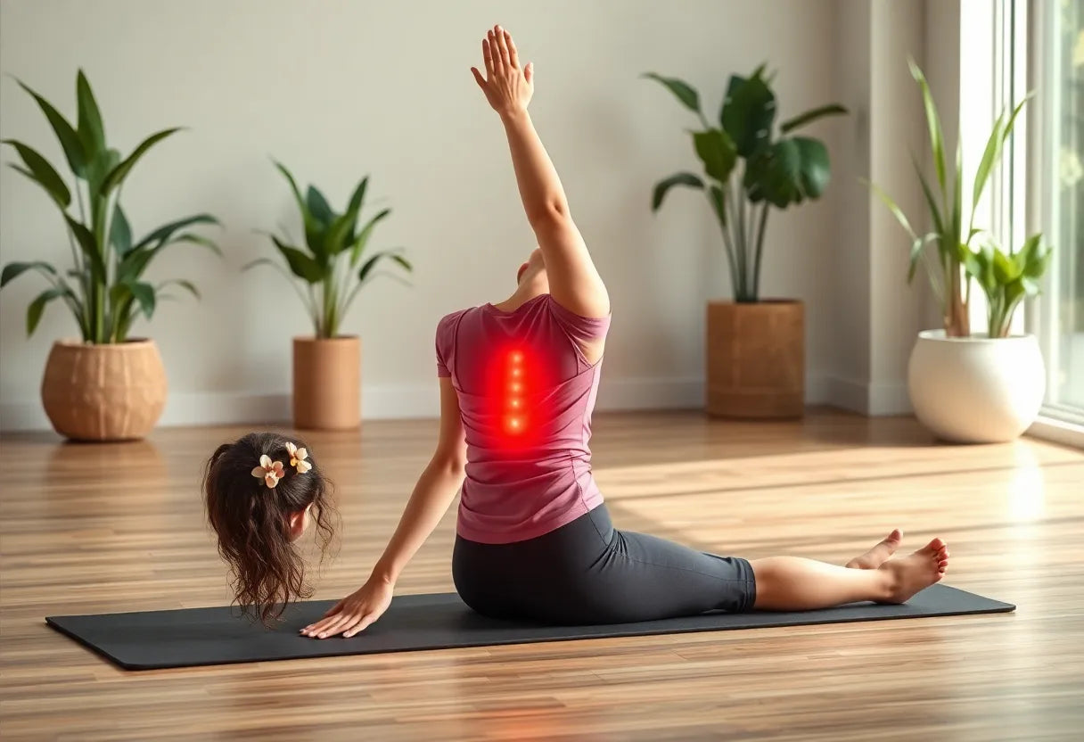 Yoga's Gentle Touch: Easing Sciatica Nerve Pain with Targeted Poses - Illustration