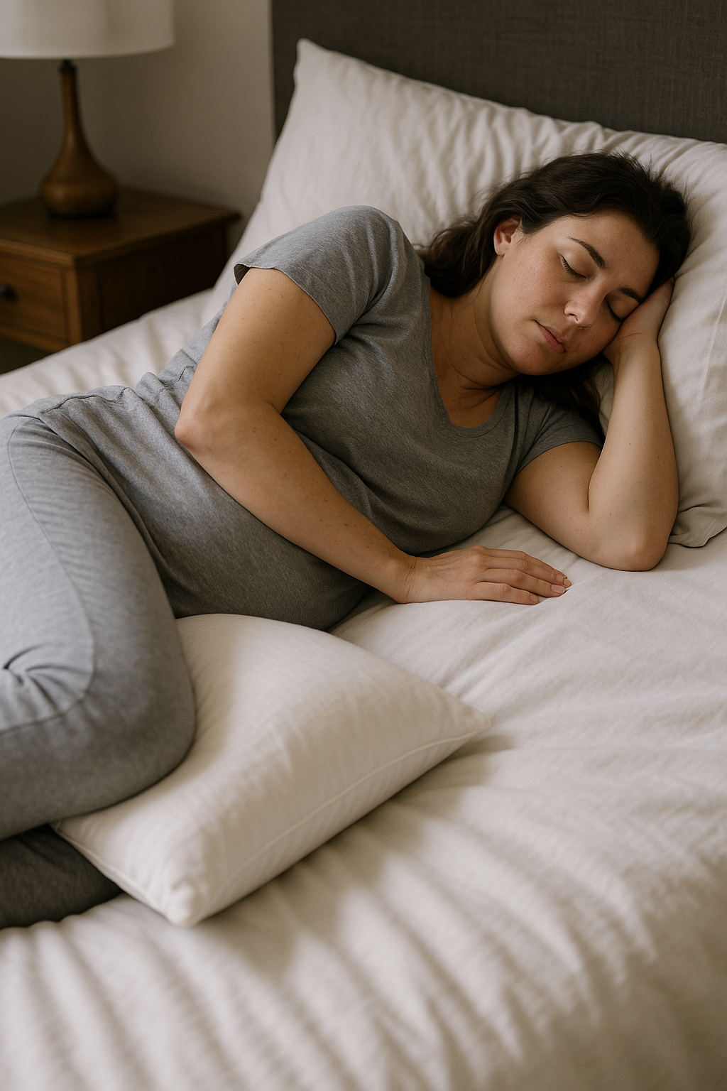 Discover the secret to pain-free sleep with a pillow between your legs - Illustration