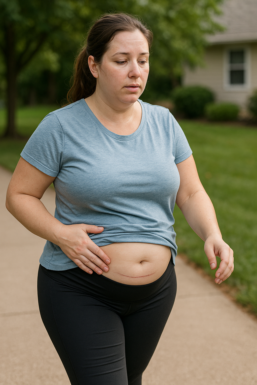 Embrace Movement: Your Path to Fitness After a C-Section - Illustration