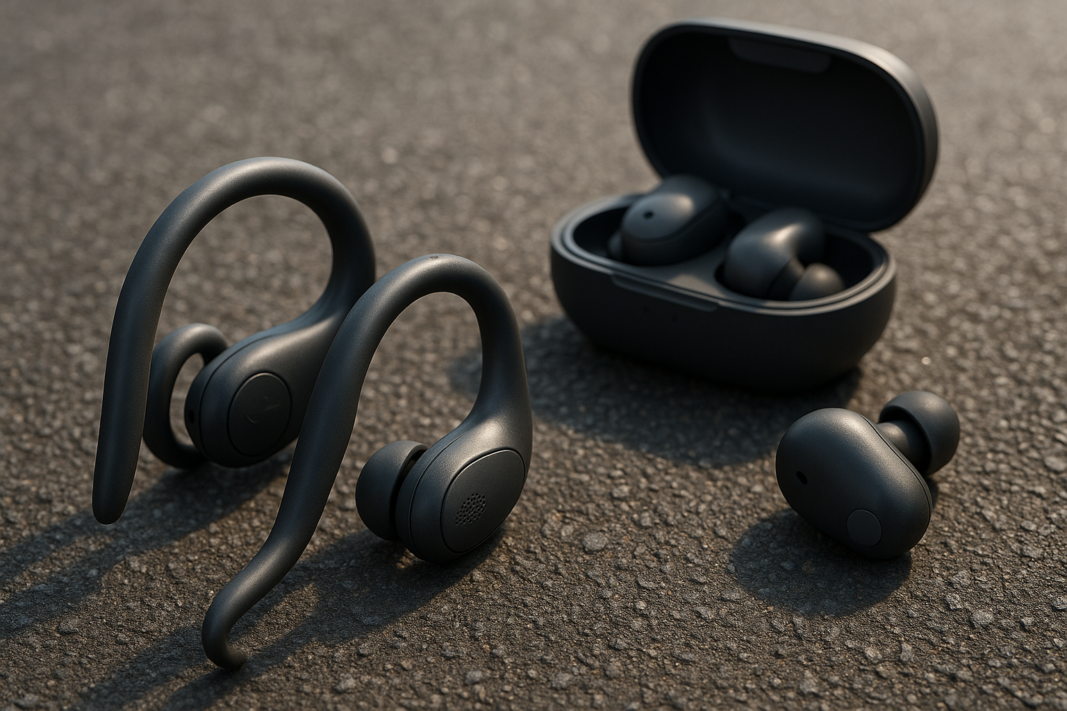 Run Freely with the Perfect Bluetooth Headphones - Illustration