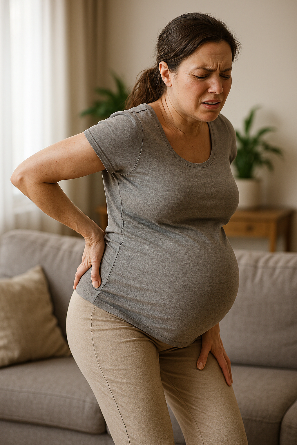 Pregnancy sciatica pain: finding relief for expecting mothers - Illustration