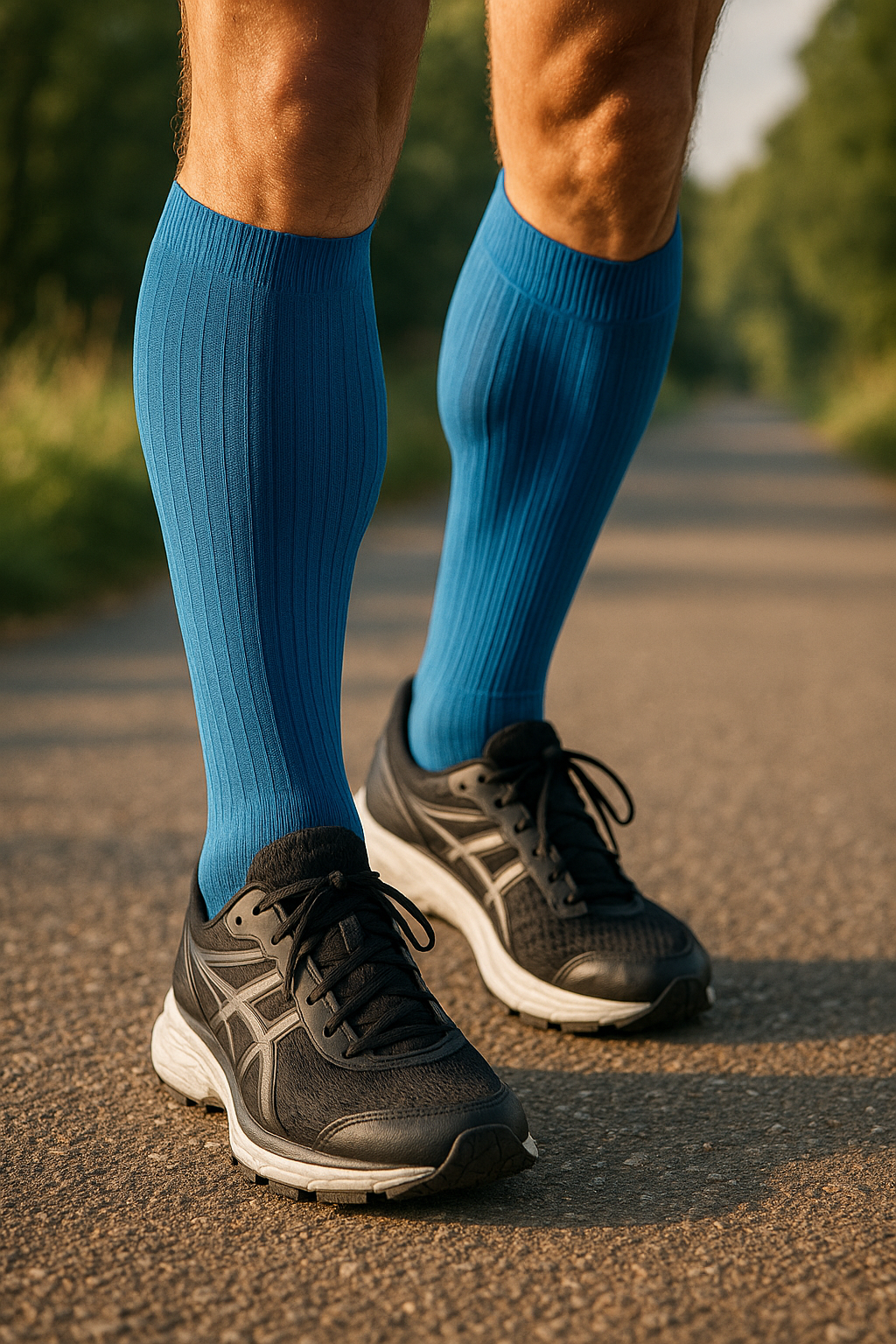 Run Stronger and Recover Faster with Support Socks - Illustration