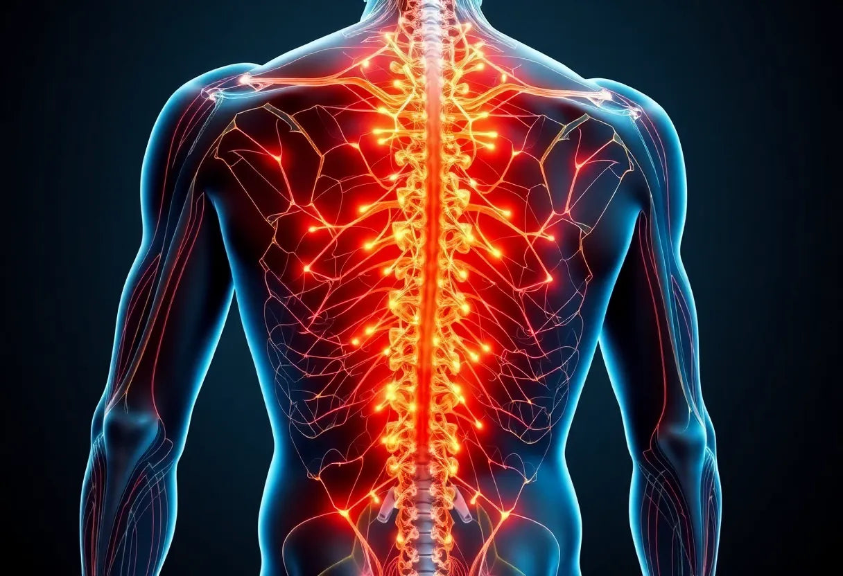 Unlocking the Secrets of Nerve Pathways in the Back for Pain Relief - Illustration