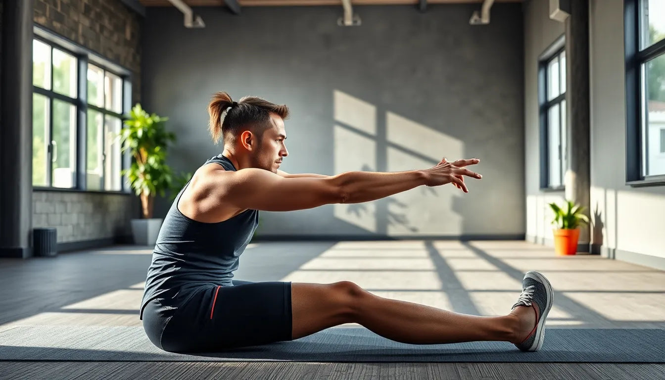 Stretch Your Limits Practice Reader with Post-Workout Flexibility Moves - Illustration