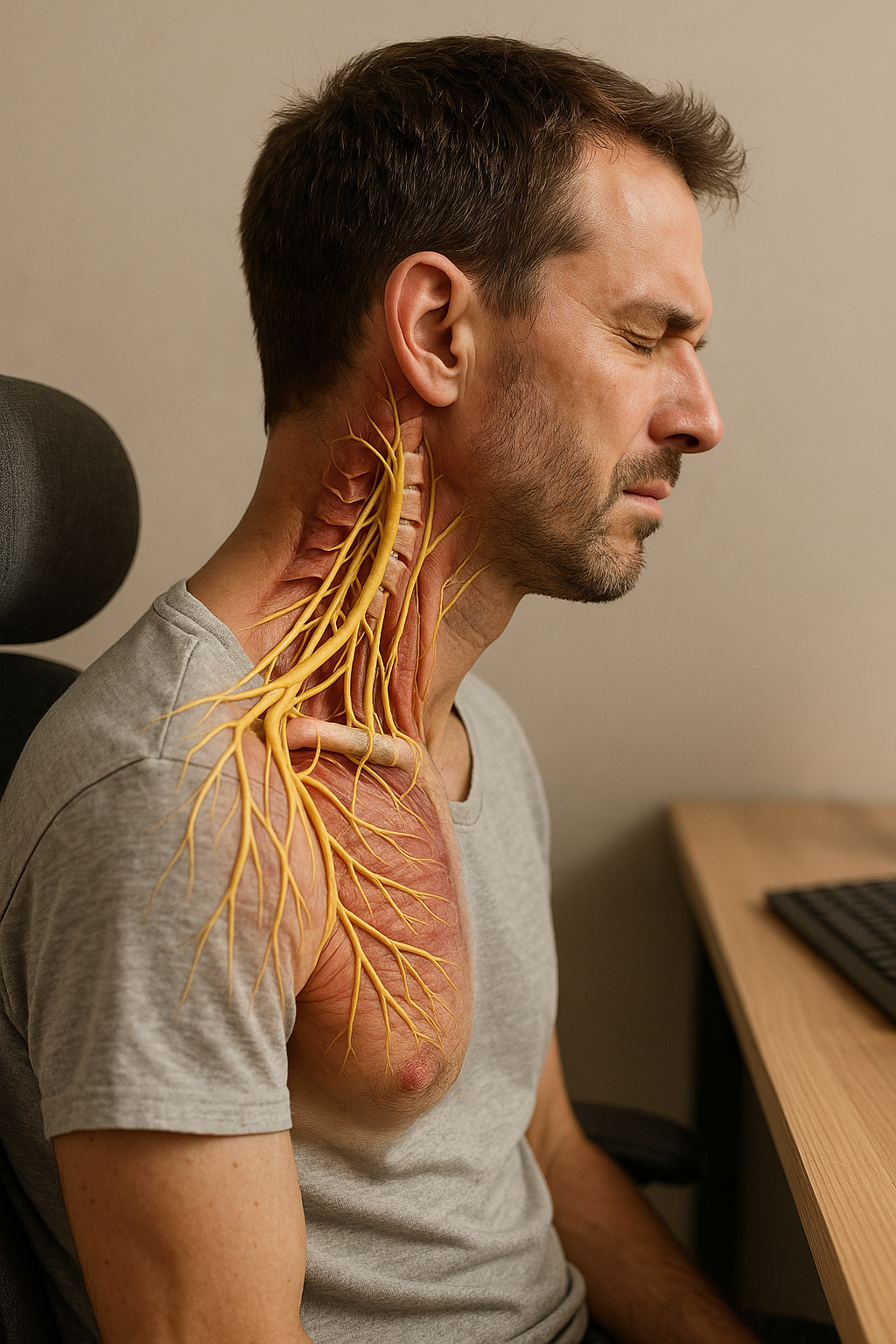 Unlock Relief: How Understanding Neck Nerves Can Alleviate Your Pain - Illustration