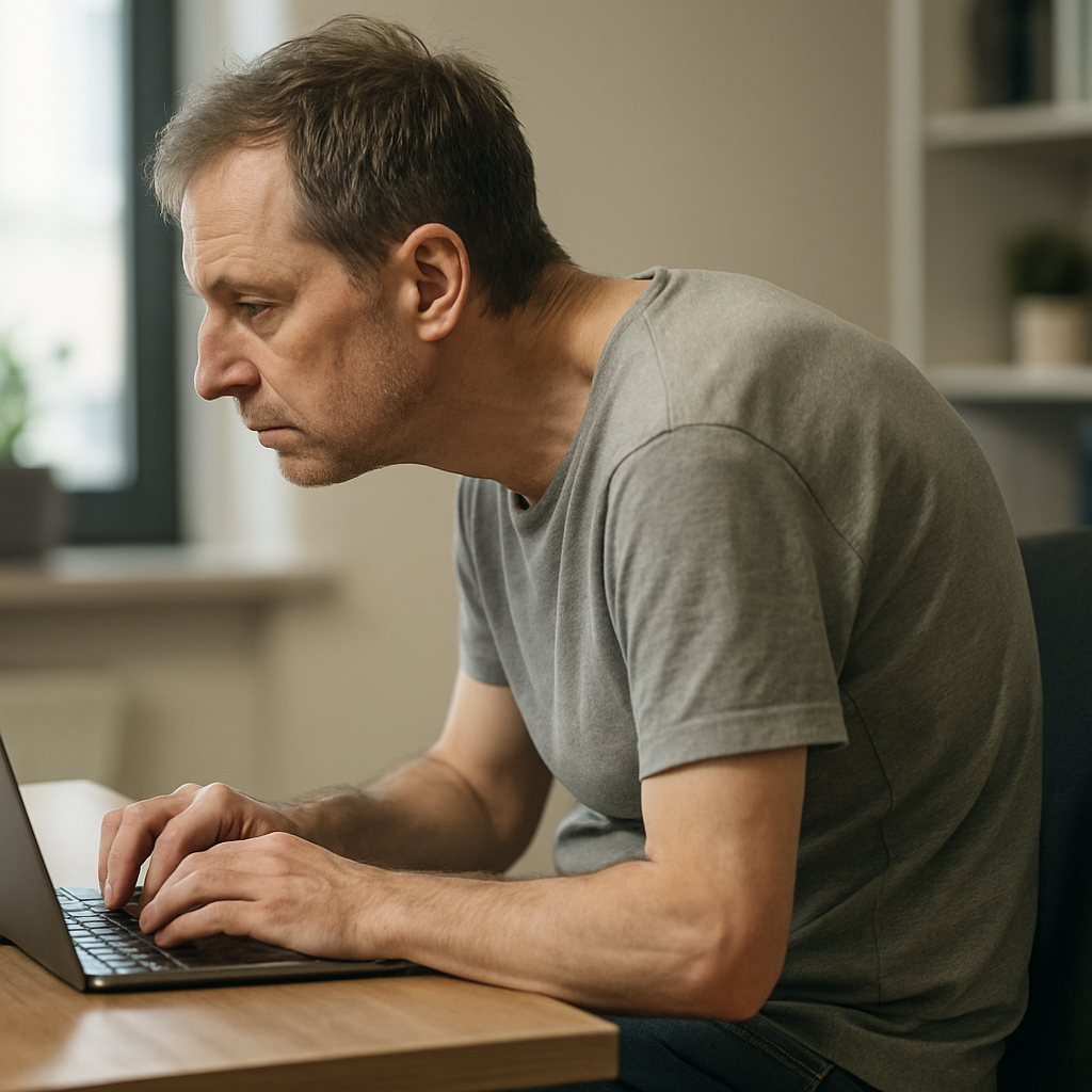 Straighten up your life: tackle kyphosis with ergonomic solutions - Illustration