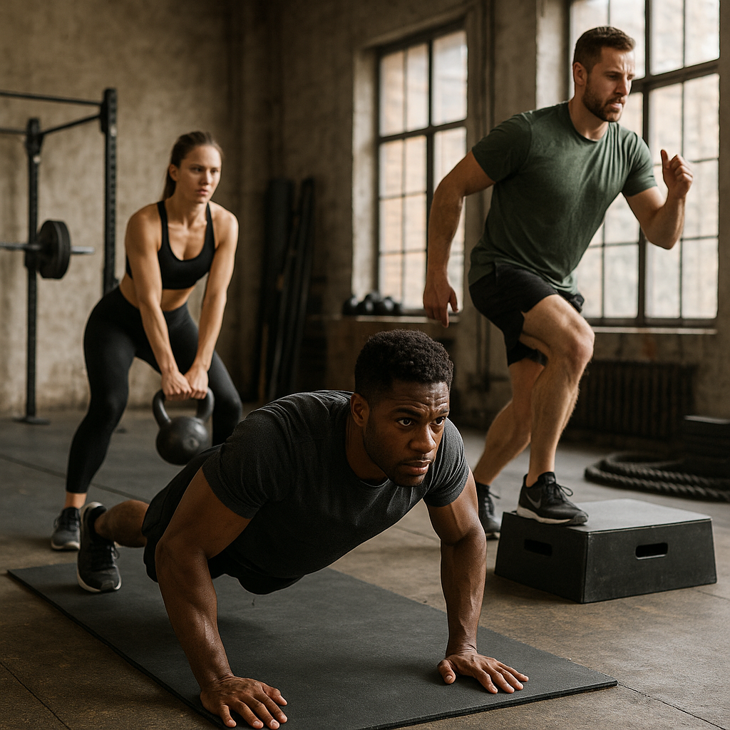 Circuit training exercises: Boost your fitness in half the time - Illustration