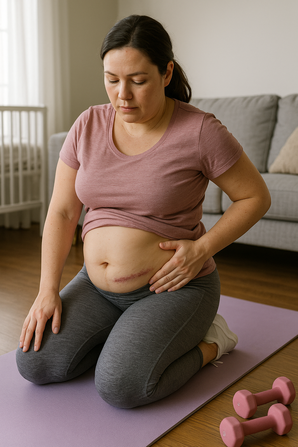 Rediscover Your Strength: Moving Forward After a C-Section - Illustration