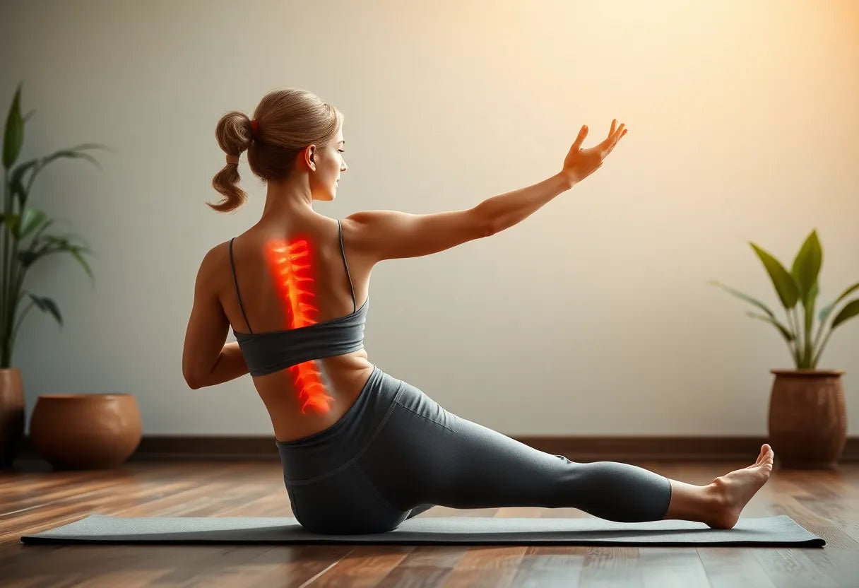 Find Relief: Transform Your Lower Back with Yoga - Illustration