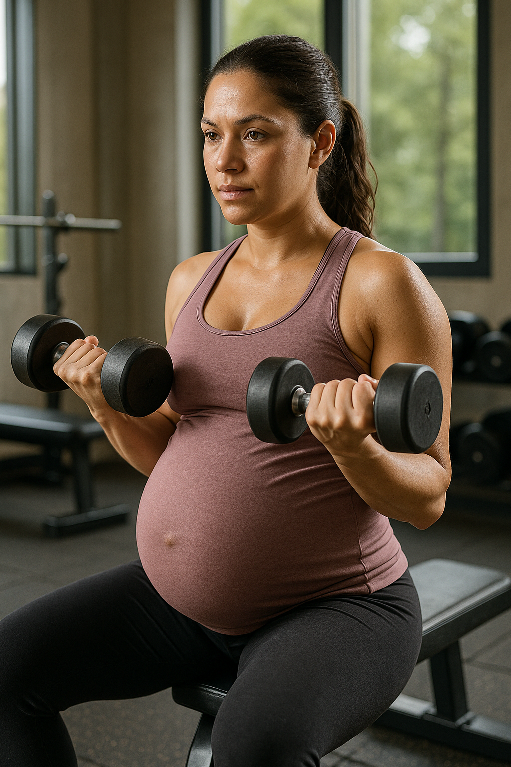 Stay Strong and Safe: The Benefits of Strength Training for Expectant Mothers - Illustration