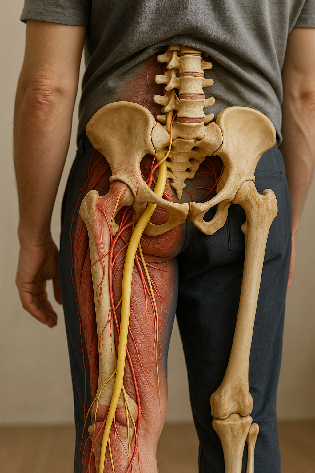 Discover the Hidden Path of Your Sciatic Nerve - Illustration