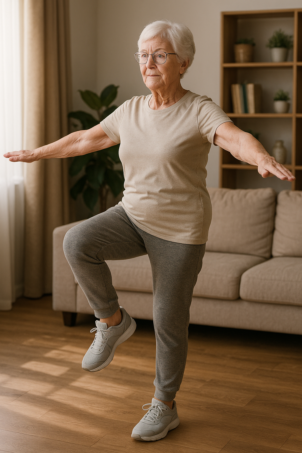 Boost Your Independence with These Balance Exercises for the Elderly - Illustration