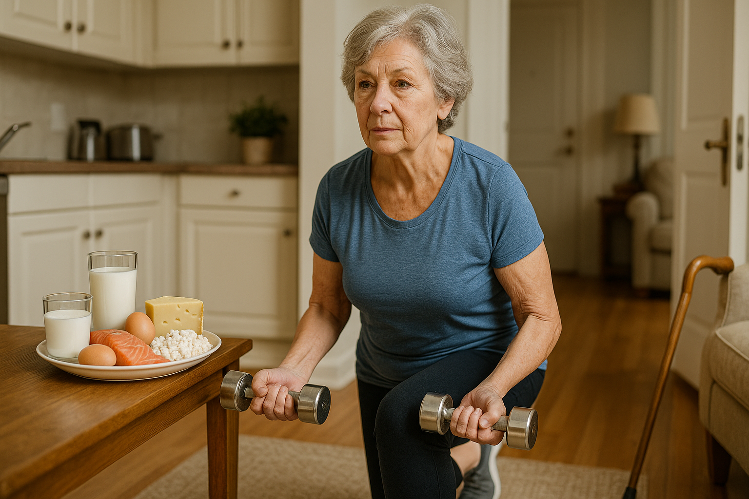 Unlock the secret to strong bones: simple steps to prevent osteoporosis - Illustration