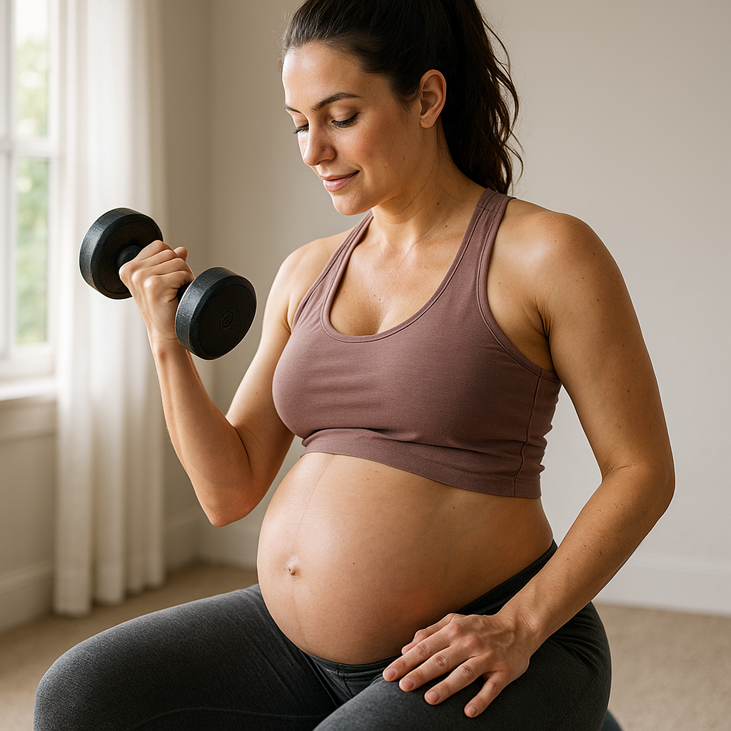 Move with Confidence: Embrace Fitness Safely During Pregnancy - Illustration