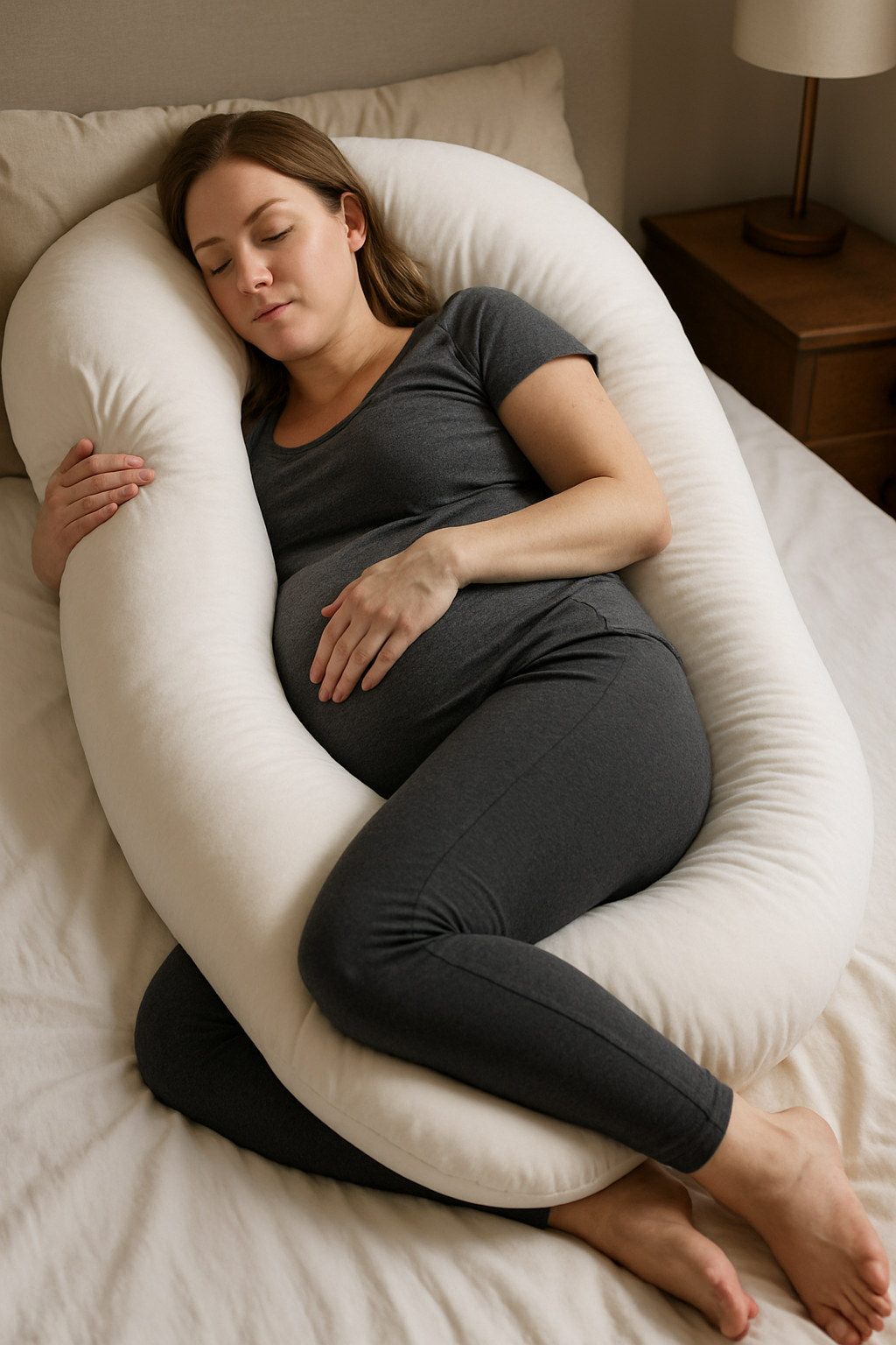 Discover the secret to a perfect night's sleep with a body pillow - Illustration