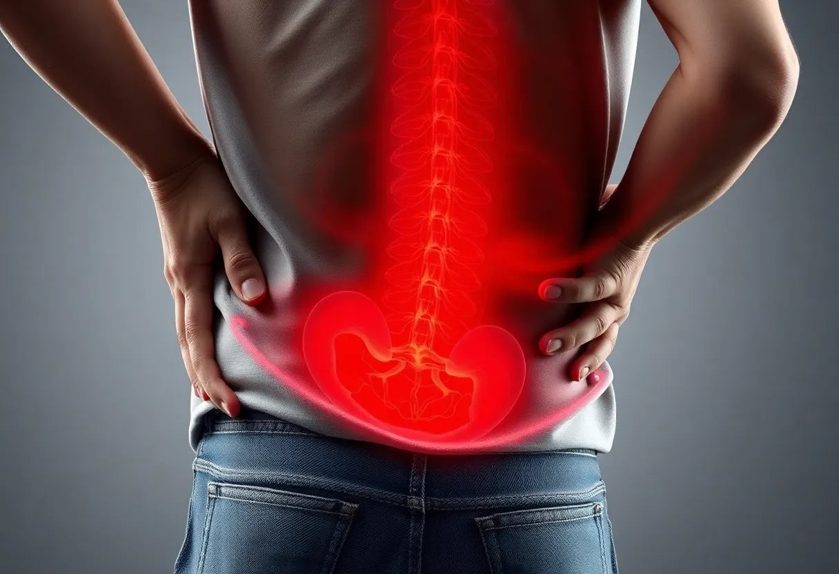 Discover the Hidden Link Between Lower Back and Stomach Pain - Illustration