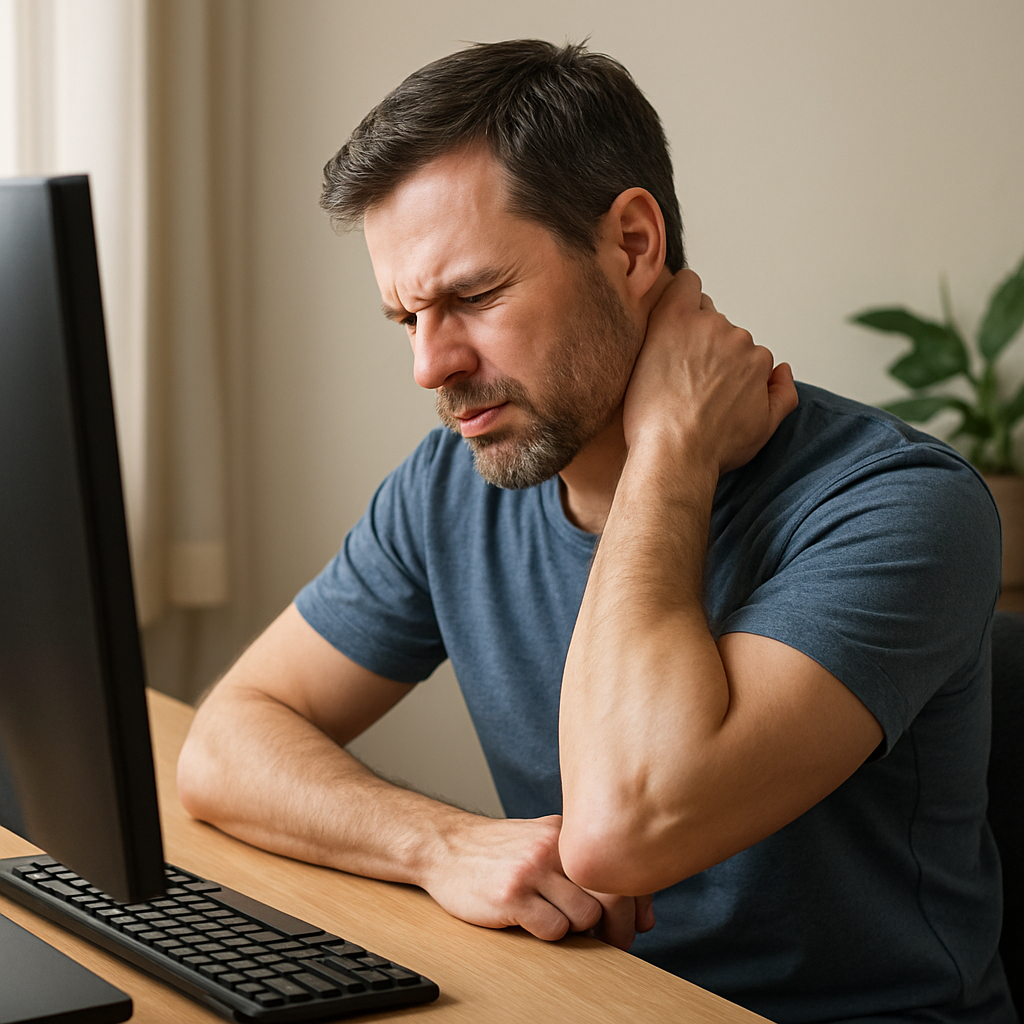 Ease Your Neck Pain with Simple Posture Changes - Illustration