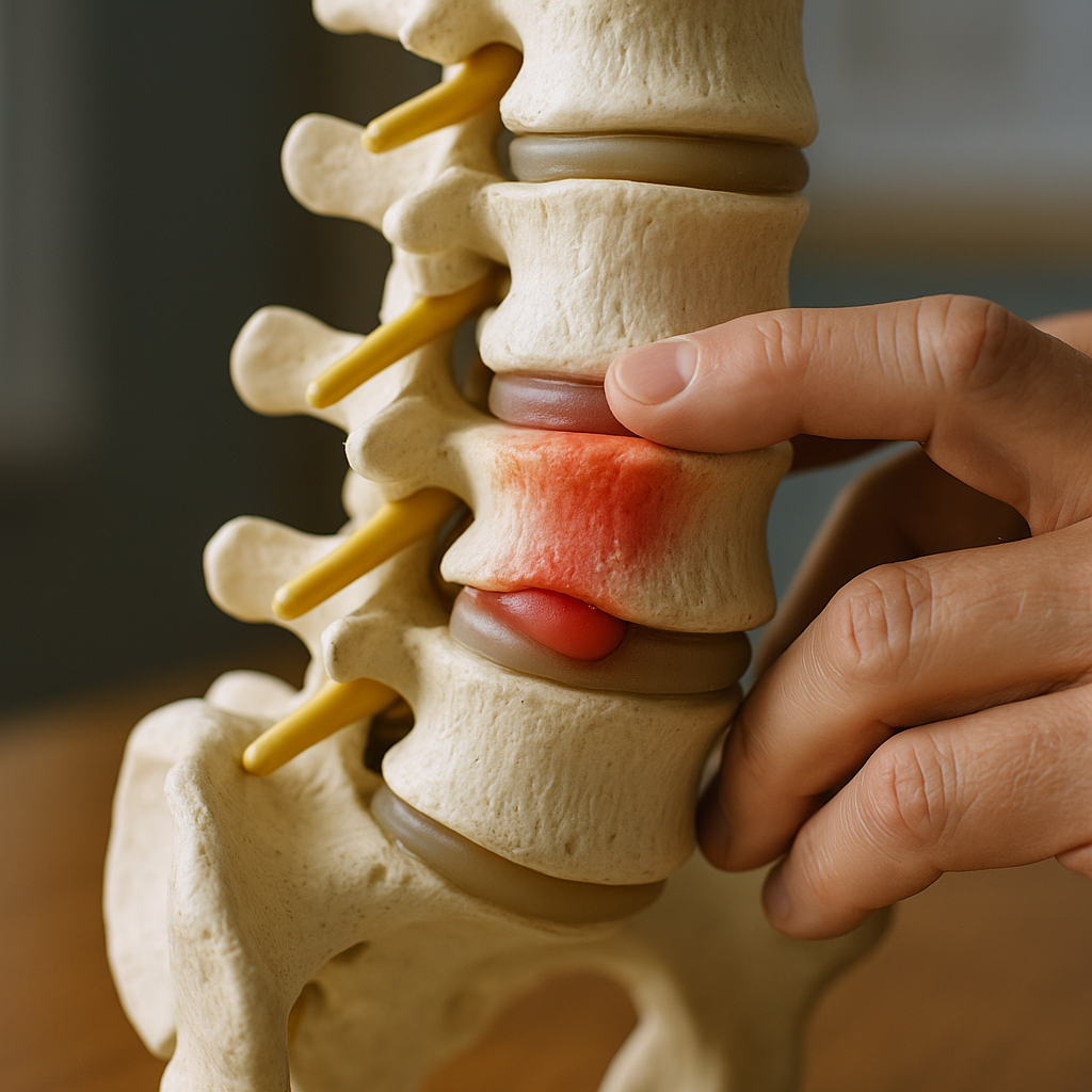 Unraveling the mystery: herniated discs and how they really happen - Illustration