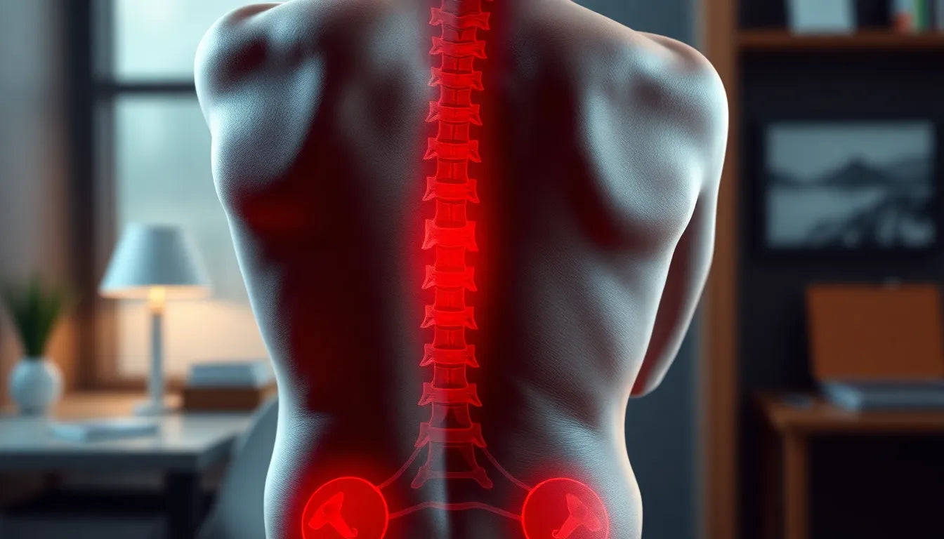 Unlock Relief: Say Goodbye to Lower Back Pain Today - Illustration