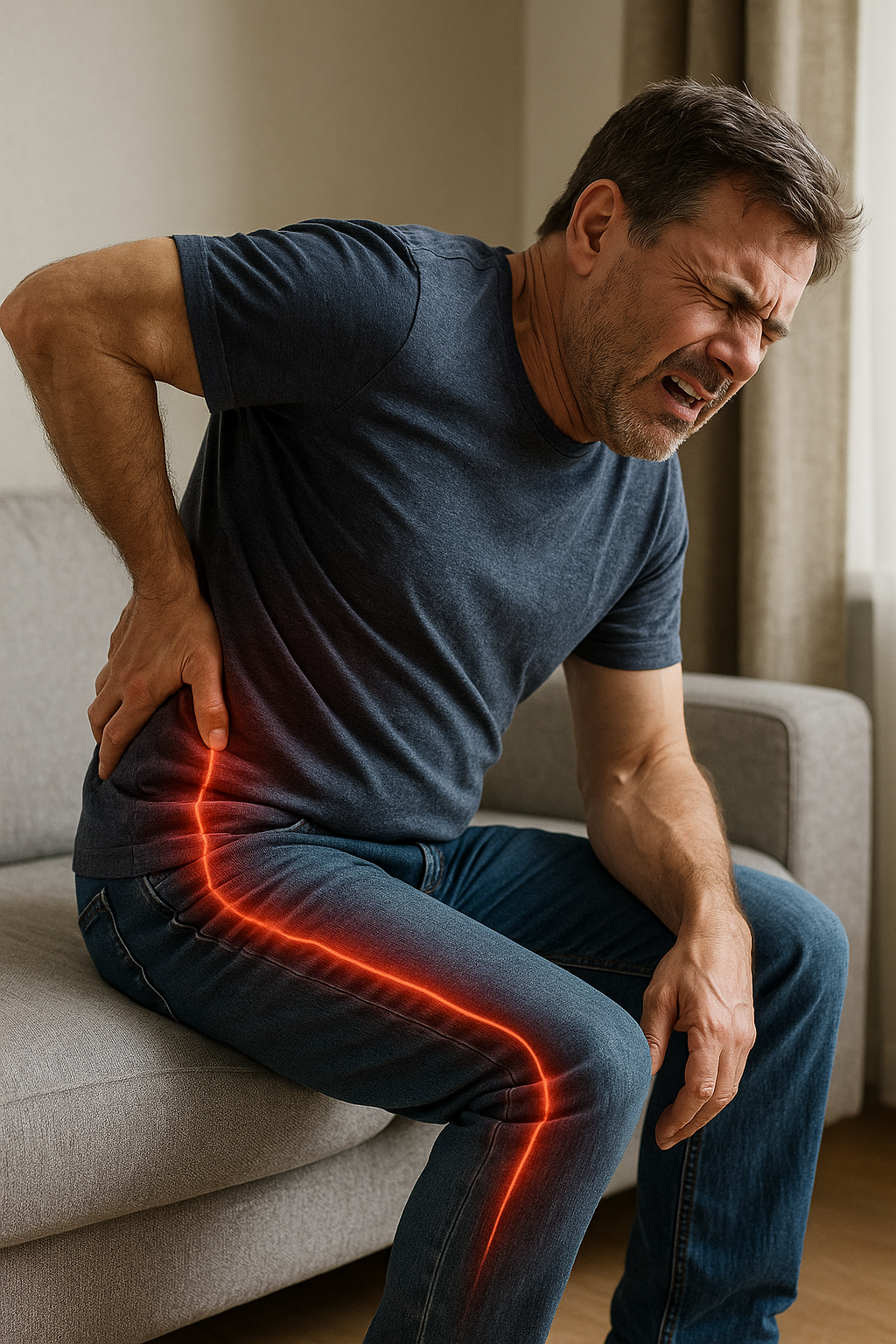 Recognising a Pinched Nerve in Your Back: Key Symptoms to Watch For - Illustration