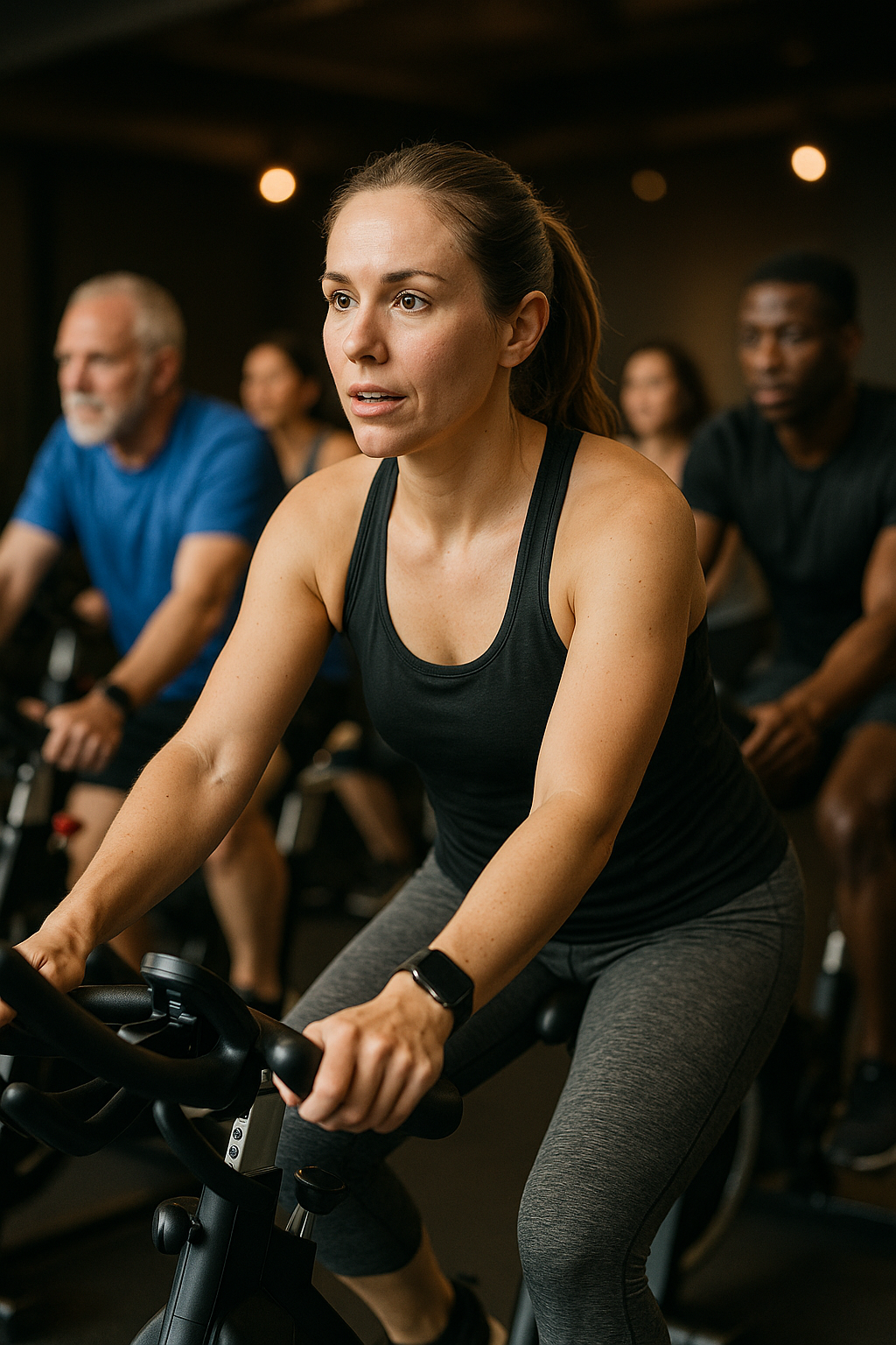 Pedal Your Way to Fitness: Spinning for Beginners - Illustration