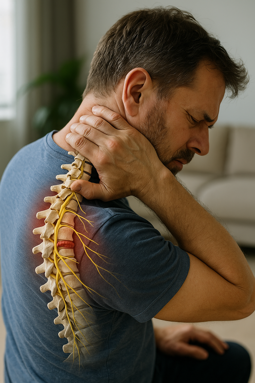 Finding Relief: Simple Changes to Ease Pinched Nerve Pain - Illustration