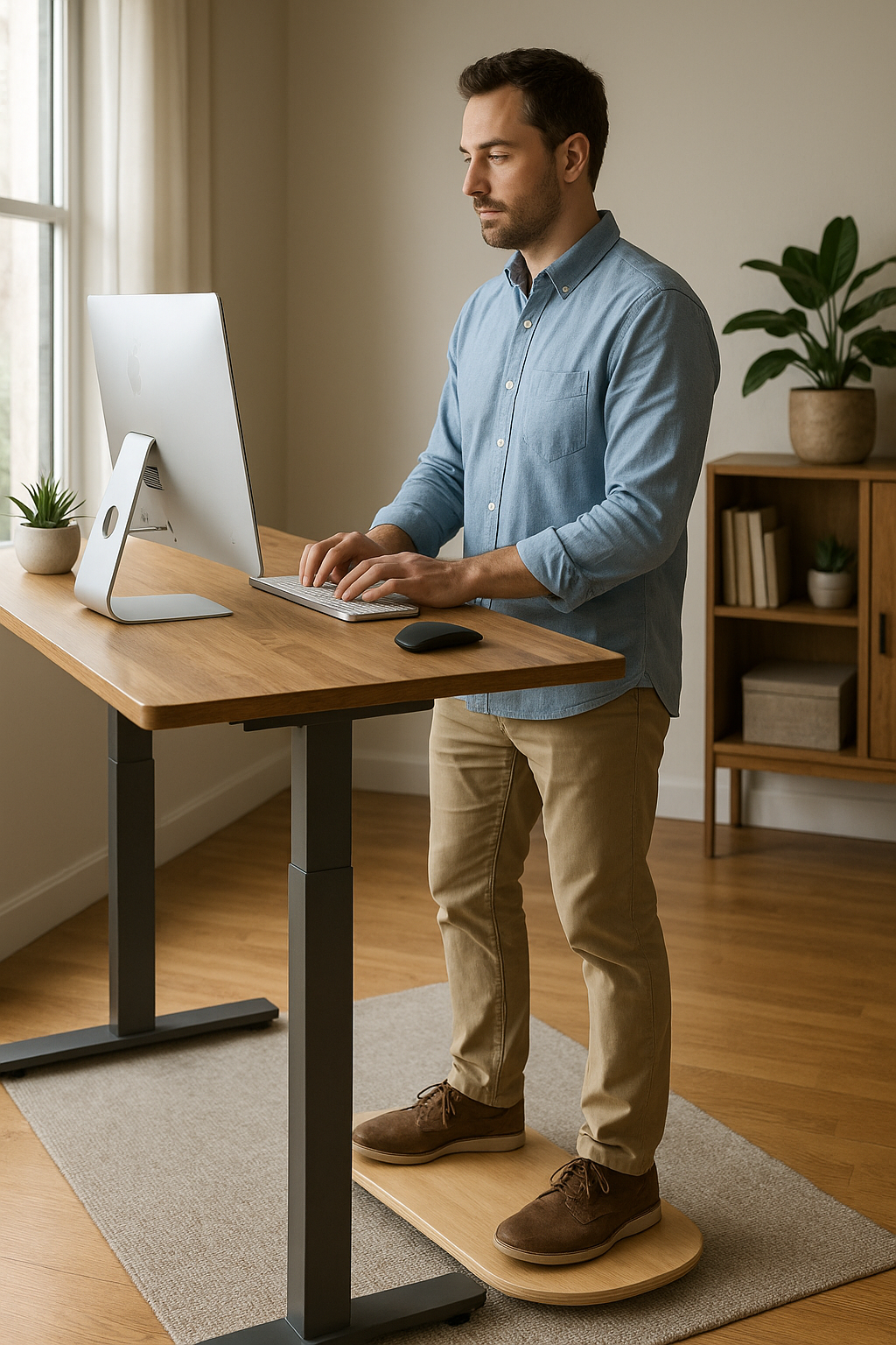 Discover the Secret to Better Posture with a Balance Board - Illustration