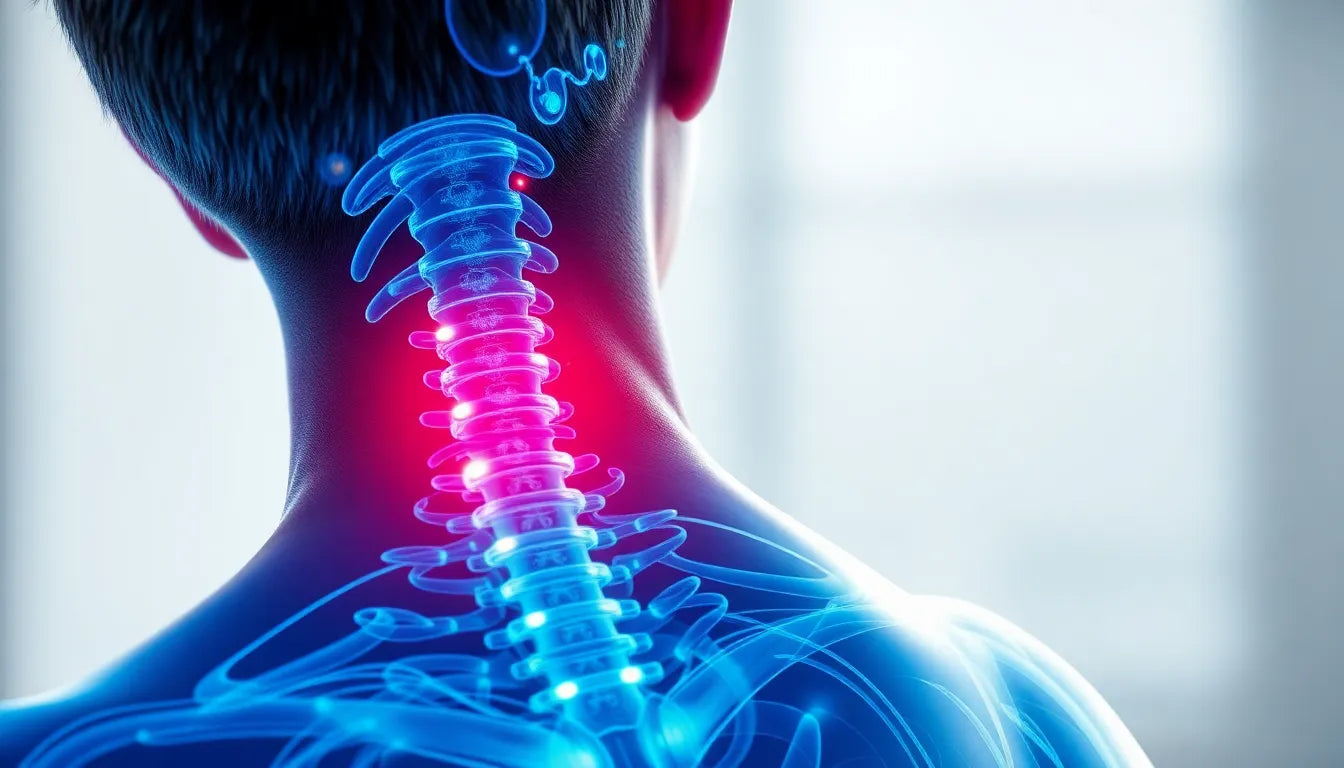 Discover Quick Relief for Neck Strain: Simple Steps to Ease Your Pain - Illustration