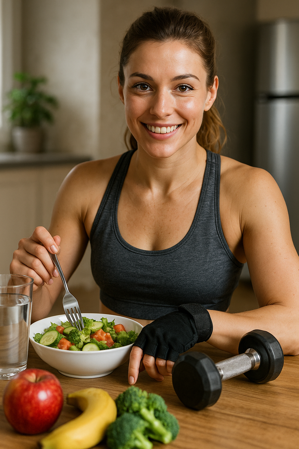 Unlock the power of balance: how a healthy diet and exercise transform your life - Illustration