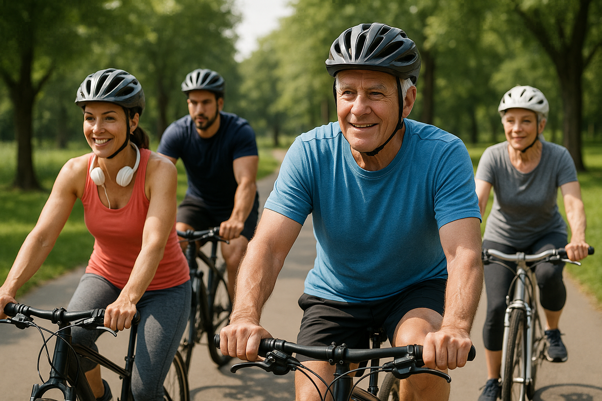Pedal Your Way to Better Health: Discover the Transformative Benefits of Cycling - Illustration