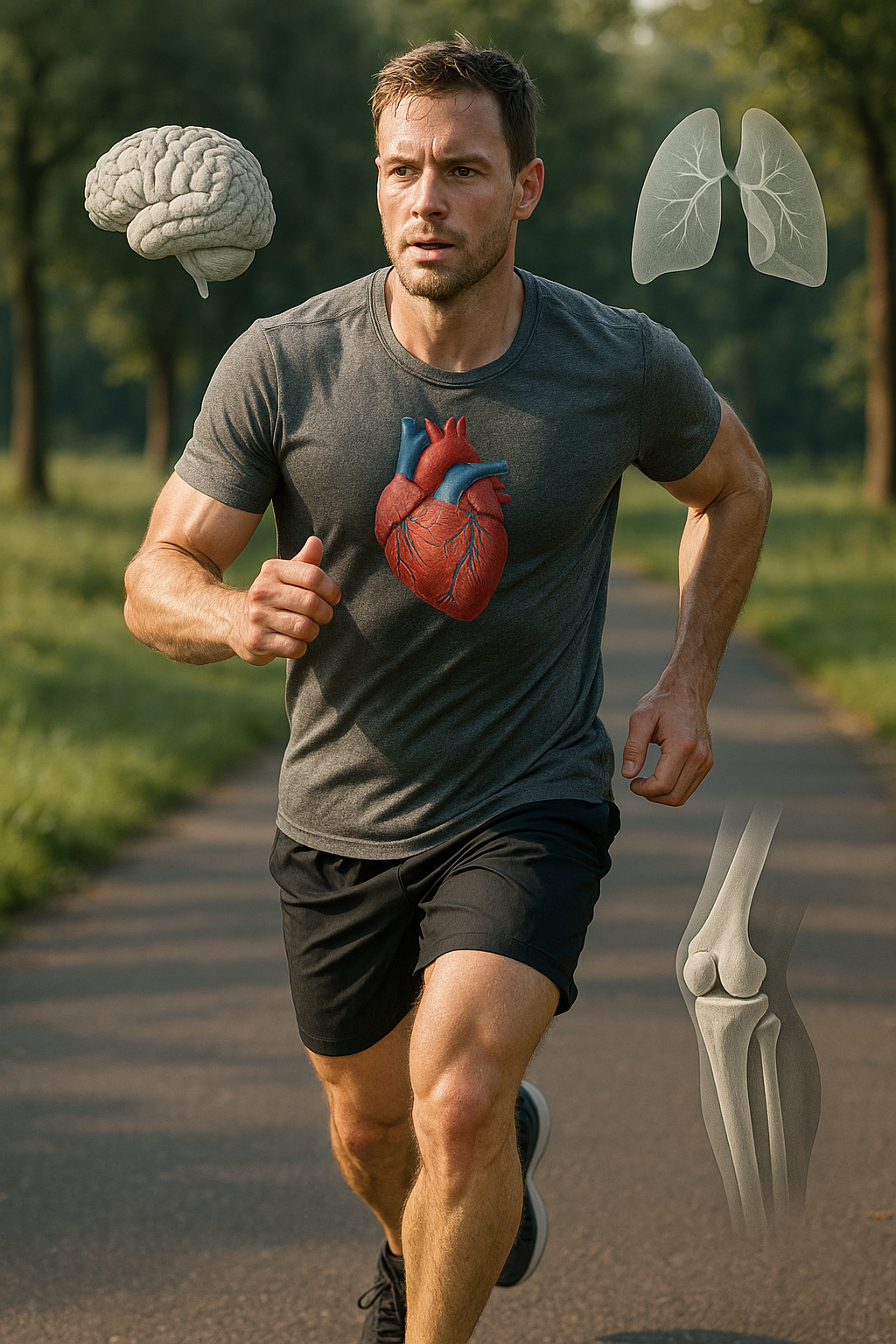 Running's Transformative Impact: How It Shapes Your Body and Mind - Illustration