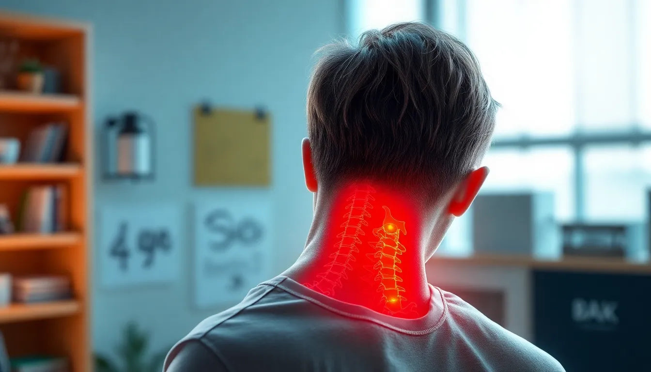 Opdag de skjulte årsager til ondt i nakken og hvordan du kan finde lindring - Illustration