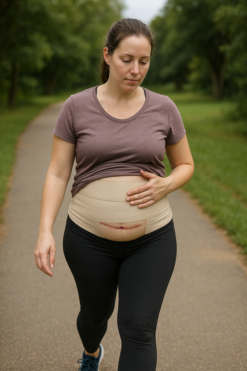 Rediscover Your Strength: Safe Exercises After a C-Section - Illustration
