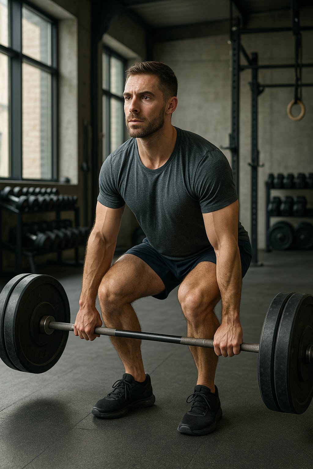 Strength training for men: boost muscle, confidence, and health with ergonomic insights - Illustration
