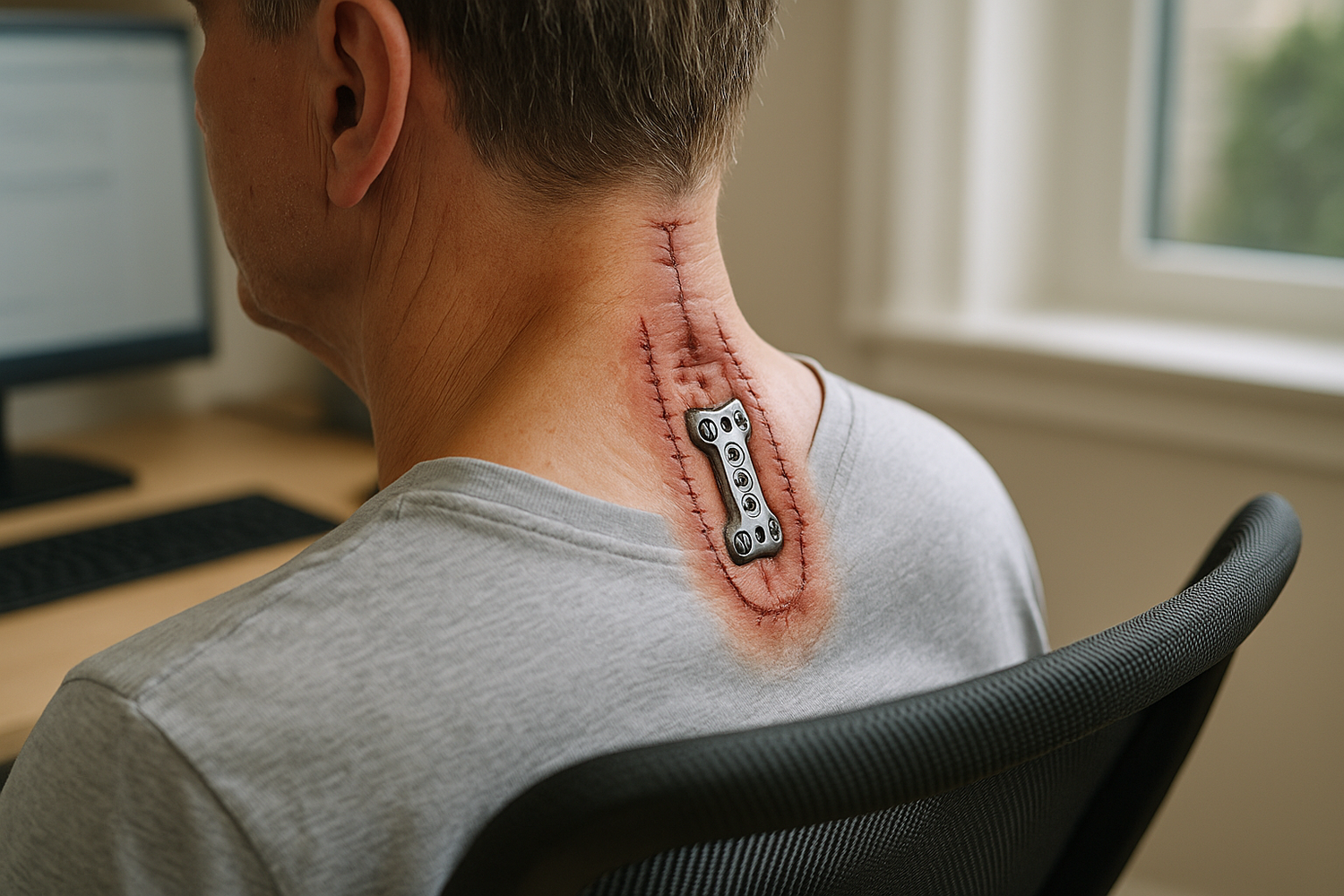 Cervical spinal fusion: when it's needed and how to enhance recovery with smart ergonomics - Illustration