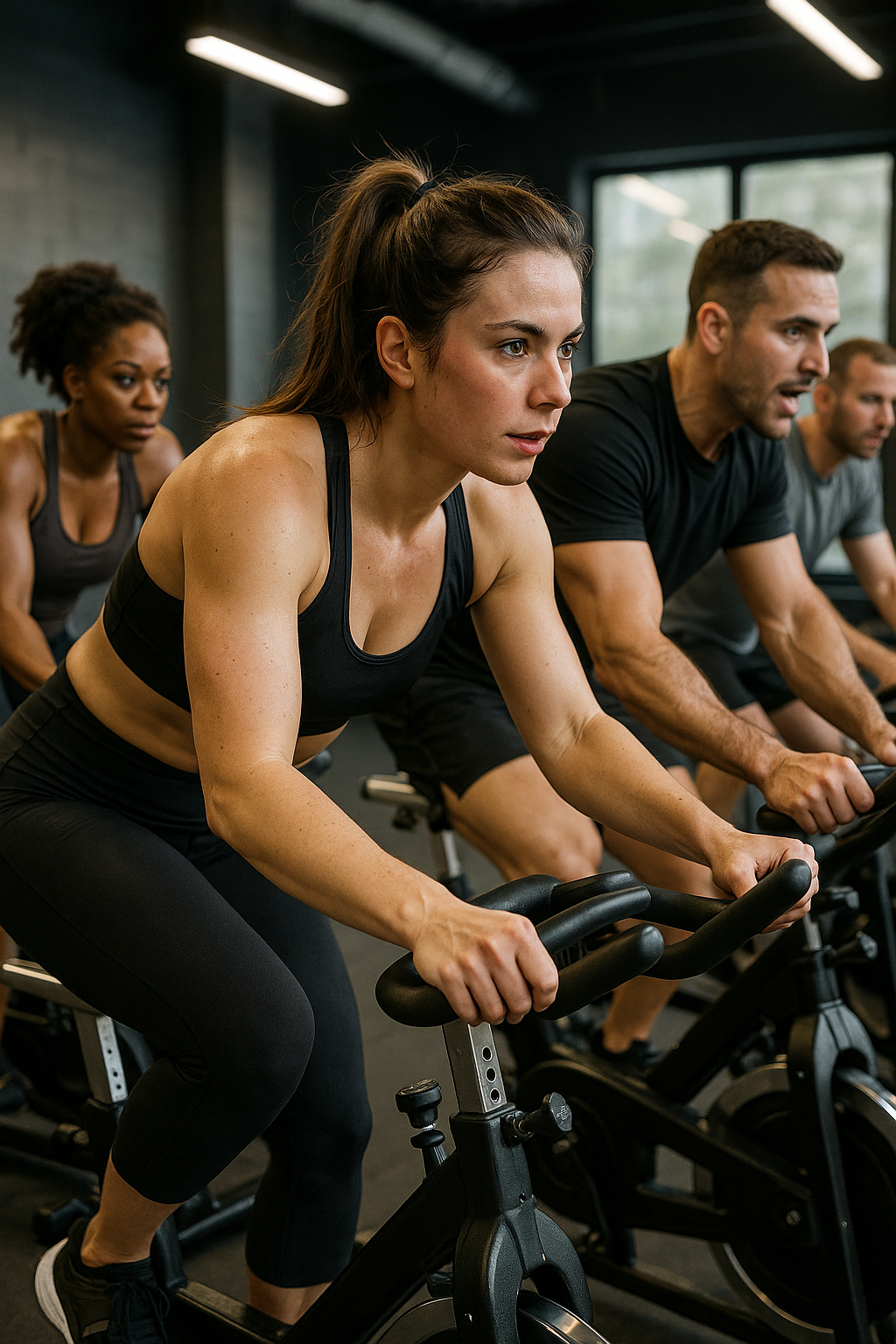 Pedal Your Way to Fitness with Our Spinning Program - Illustration