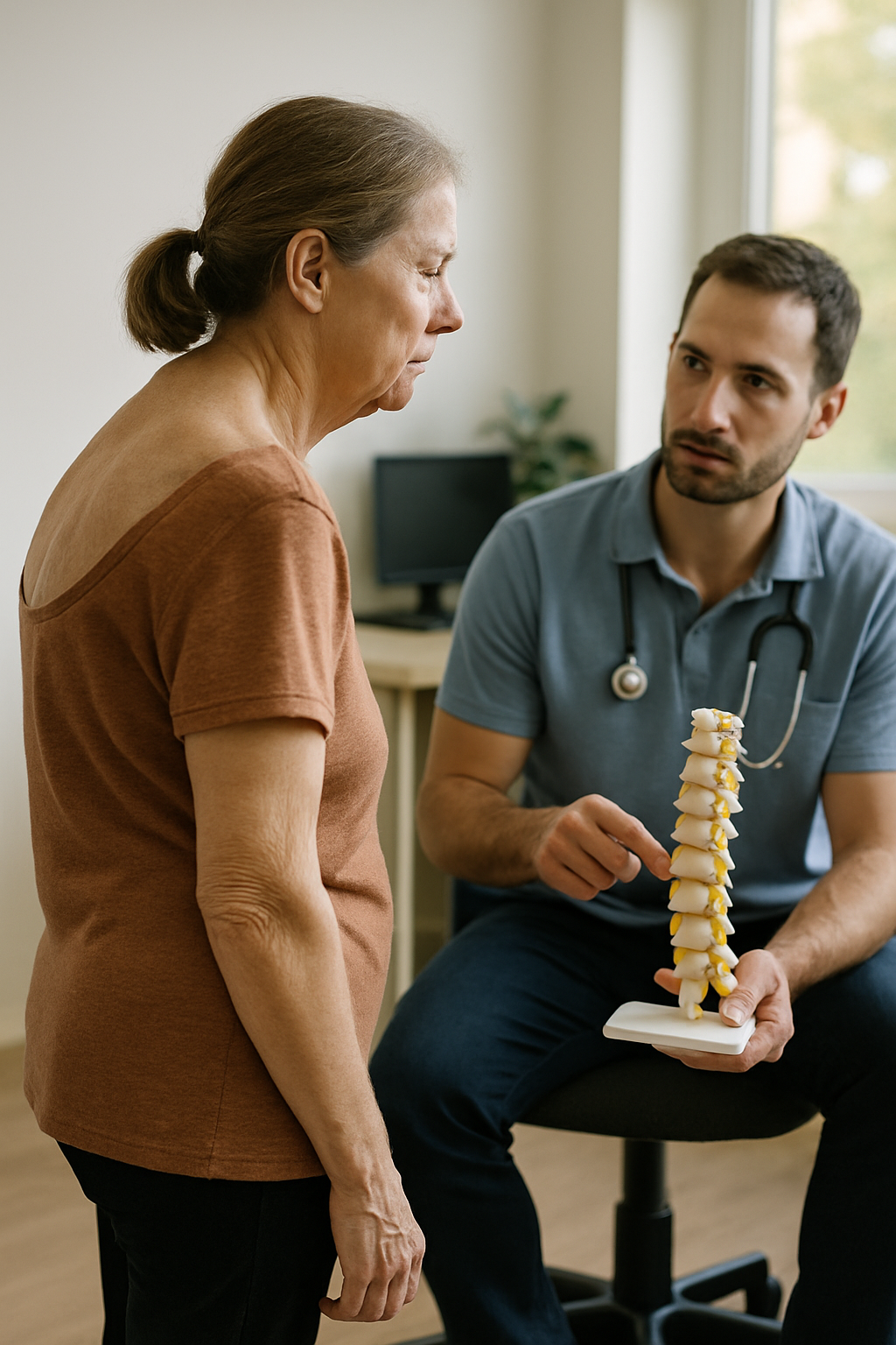 Kyphosis treatment: your path to a straighter, healthier spine - Illustration