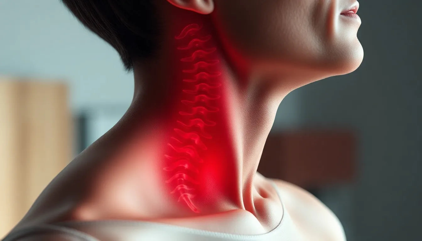 Discover the telltale signs of a herniated disc in your neck - Illustration